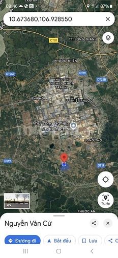 Bán quỹ đất 4 mặt tiền Nguyễn Văn Cừ huyện Nhơn Trạch Đồng  Nai 130 tỷ