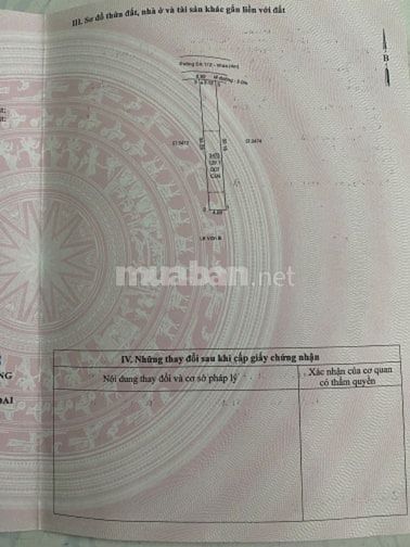 Bán đất  đường lớn F Tân An Thủ Dầu Một Bình Dương 1,7 tỷ 