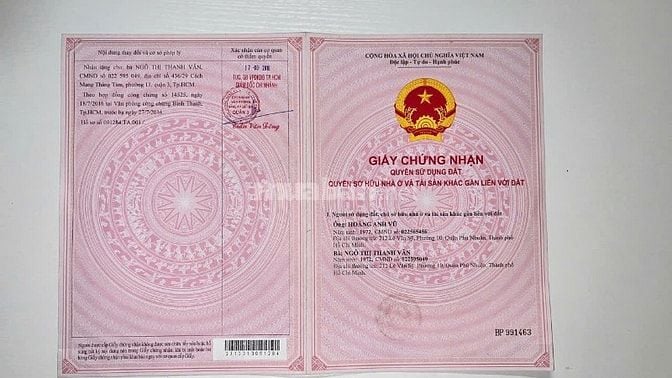 CẦN TIỀN BÁN NHÀ GẤP Ở TRÂN VĂN ĐANG CÓ THƯƠNG LƯỢNG , CÓ HH