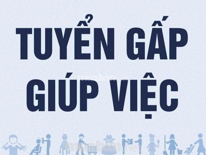  Giúp việc lau dọn - giặt ủi đồ, 7h-12h, thứ 2- thứ 7 ở đg Phạm Hùng