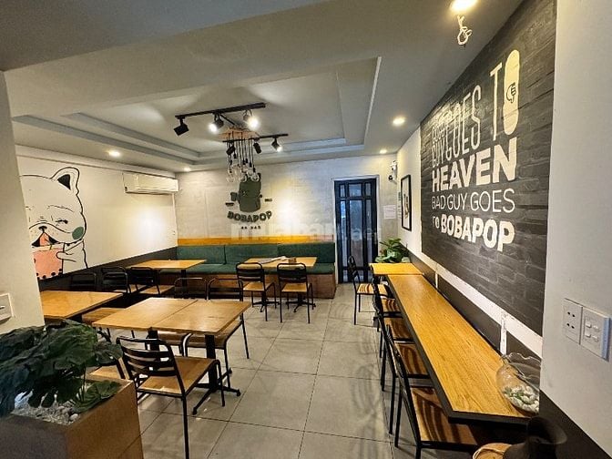 Sang nhượng toàn bộ quán trà sữa, cafe mặt tiền Lê Văn Việt, Thủ Đức