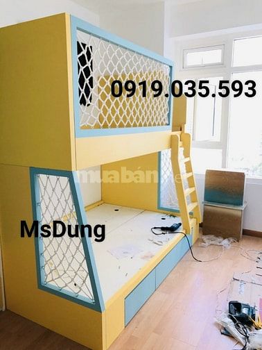 nhận làm lưới chắn giường tầng cho bé, lưới giếng trời cầu thang