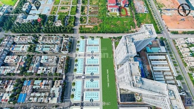 Nhà phố thương mại Uni Complex 2 măt tiền đường