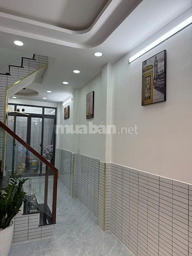 4,2 tỷ Nhà 2 tầng Bình đông hẻm rộng thoáng 3,6 x 11 nở hậu SHR 