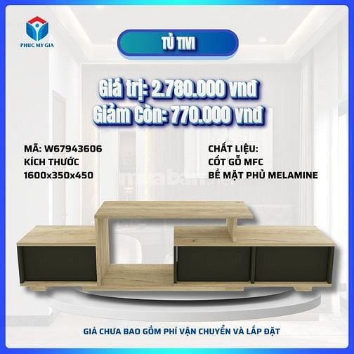 Giảm giá tủ tivi, kệ tủ, giường, sofa đầu năm