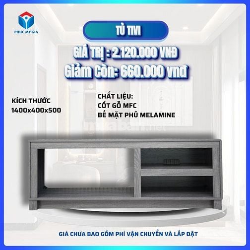 Giảm giá tủ tivi, kệ tủ, giường, sofa đầu năm