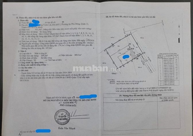 Bán nhà đường Vườn Lài, phường An Phú Đông, Q12, Tp.HCM