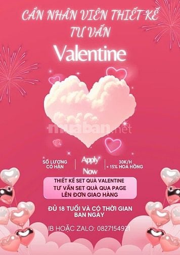 Nhân Viên Tư Vấn Mỹ Phẩm cho dịp Valentine 