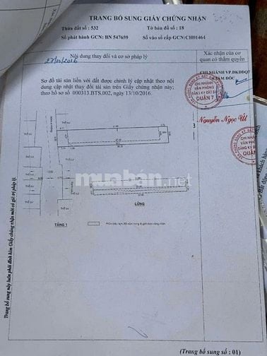 Dãy trọ quận 7 hẻm xe tải, 1 sẹc, 47 tr/ m2. Xd KS hay CHDV tuyệt vời.