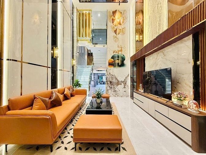 bán nhà SIÊU PHẨM TUYỆT ĐẸP, LUXURY, SMART HOME, ĐƯỜNG 12M THÔNG 