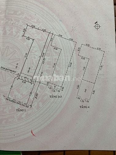 MT  68 Trần Thủ Độ 4.5x22, nhà đẹp 4 tầng, ngay chợ 13tỷ2