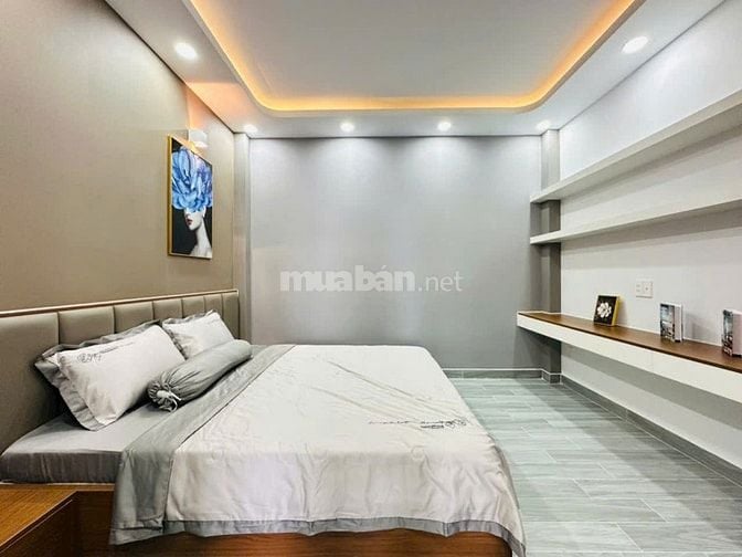 Bán nhà hẻm 1 sẹc 6m thông Lê Đức Thọ, P.15, 4 x 13,5m, 5 lầu giá 6.8 