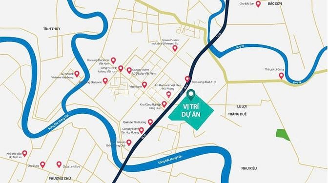 vị trí thuận lợi , gần 2 KCN lớn tại Hải Phòng