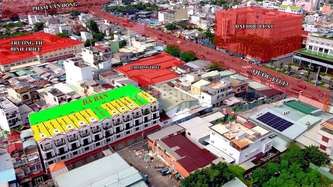 Nhà phố đẹp ngay Đại Học Luật, HBC, Thủ Đức. Giá siêu tốt đầu năm