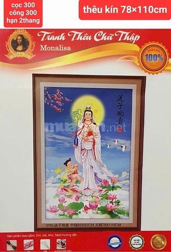 TÌM THỢ GIA CÔNG TRANH THÊU CHỮ THẬP TẠI NHÀ