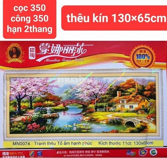 TÌM THỢ GIA CÔNG TRANH THÊU CHỮ THẬP TẠI NHÀ