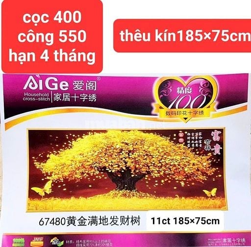 TÌM THỢ GIA CÔNG TRANH THÊU CHỮ THẬP TẠI NHÀ