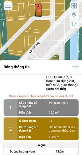 Bán đất đường Võ Chí Công phường Phú Hữu Tp Thủ Đức giá 29 tỷ