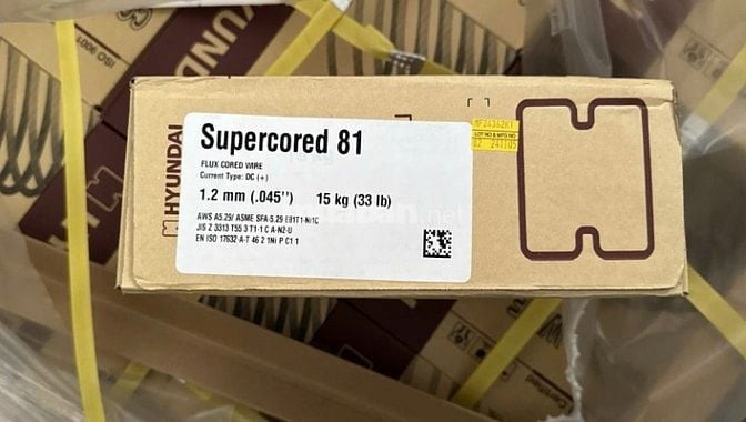 Dây hàn lõi thuốc Supercored 81 (E81T1-Ni1C) 