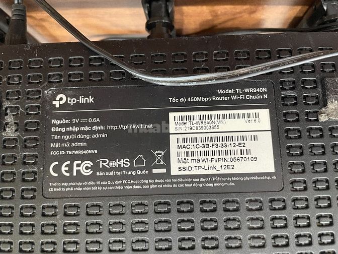 Bộ phát wifi TL WR940N Version 6