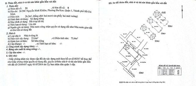 Bản nhà nhỏ Trung tâm  Q1, an ninh, sang trọng