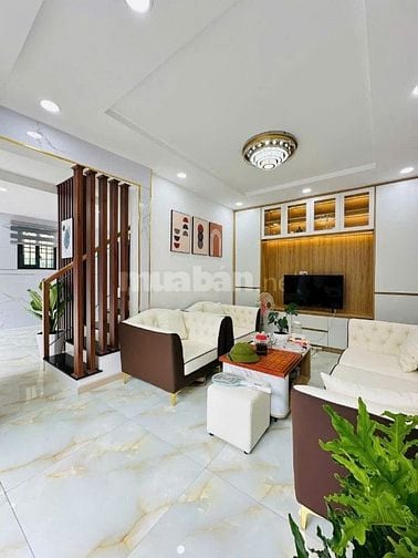 Bán nhà hẻm 4,5m thông KD Nguyễn Văn Khối, P.8, 7,5 x 5 giá 4.45 tỷ tl