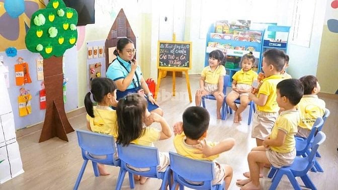 Trường mầm non Bé Hạnh Phúc (Happy kids) tuyển gấp Giáo viên & Bảo mẫu