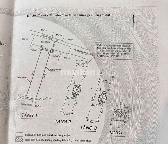 Bán Nhà Bình Thạnh Bạch Đằng Phường 15