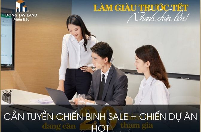 Tuyển chuyên viên kinh doanh bất động sản