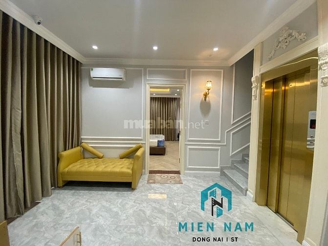 Cho thuê biệt thự full nội thất xịn xò thang máy 200m2 khu dân cư cao 