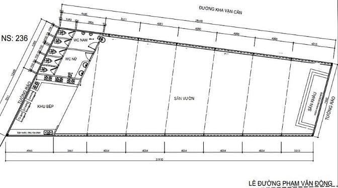 Cho thuê mặt bằng 248 Phạm Văn Đồng, Phường Hiệp Bình Chánh