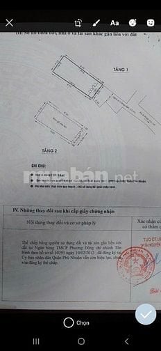 Bán nhà hẻm 50 Phùng Văn Cung phường 7 Quận Phú Nhuận giá 5,8 tỷ