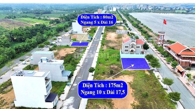 LÔ ĐẤT 80M2 KẾ NHÀ HÀNG HƯƠNG SEN, ĐỐI DIỆN BLOCK BIỆT THỰ - SỔ HỒNG S