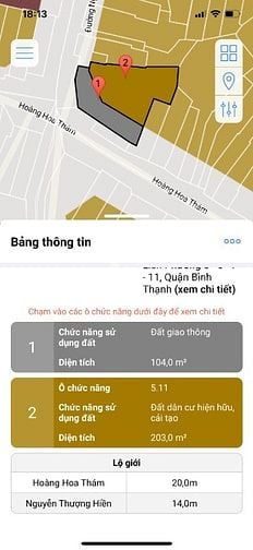 🌷 🌷 🌷 BÁN NHÀ GÓC 2 MẶT TIỀN : 282 HOÀNG HOA THÁM + NGUYỄN THƯỢNG H