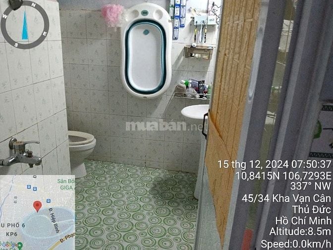 Cho thuê nhà đường 49, Hiệp Bình Chánh, 1T, 2PN 2WC, gần Gigamall, 