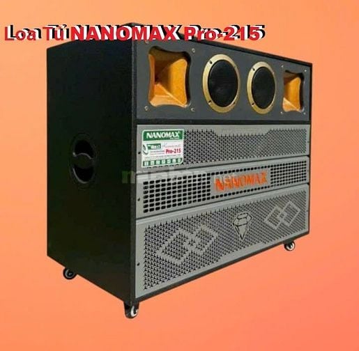 Loa tủ karaoke di động NANOMAX Pro-215 công suất 1800W