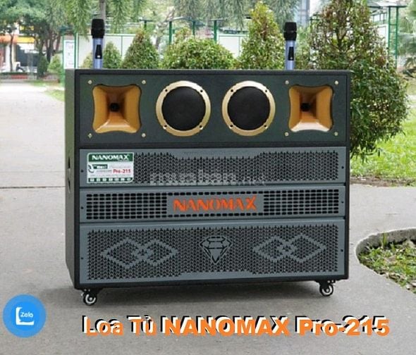 Loa tủ karaoke di động NANOMAX Pro-215 công suất 1800W