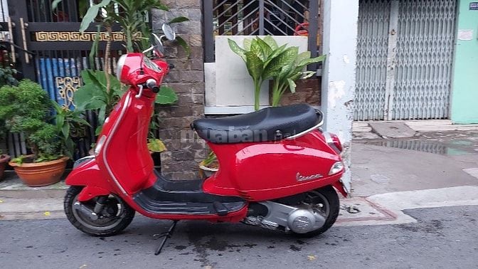 Bán Vespa LX 125ie đỏ zin biển số tp đẹp