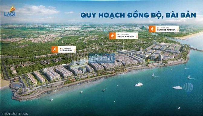 Bán nền nhà phố 2 mặt view biển dự án Lagi lấn biển Bình Thuận