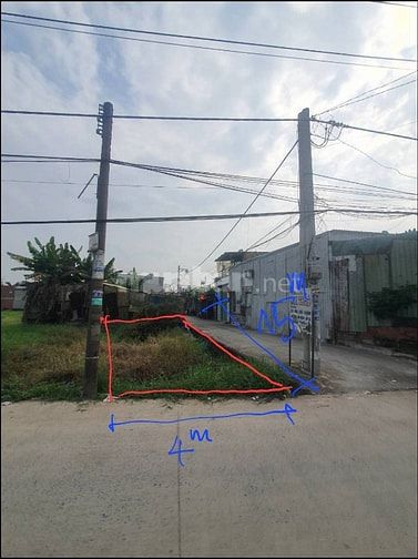 Bán đất Vĩnh Lộc A: Diện tích 4m x 15m, 2 mặt tiền đường 