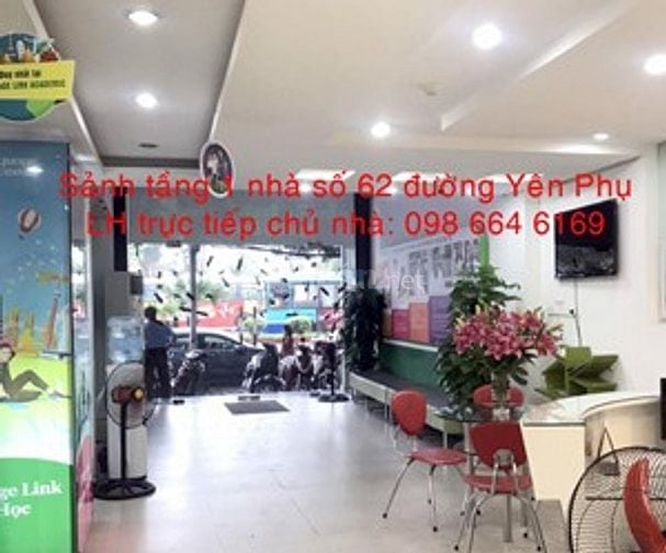 9 triệu, 45m2 VP cho thuê tại số 62 đường đôi Yên Phụ. 