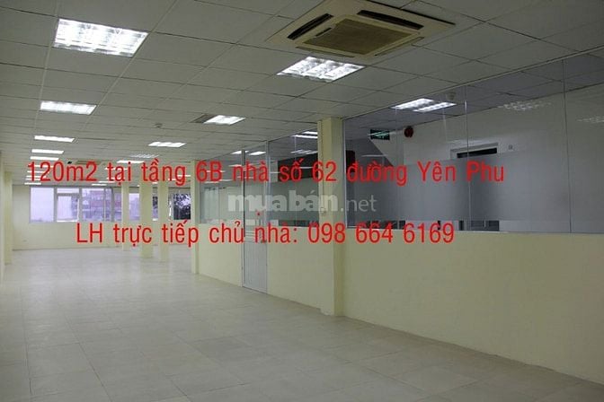 9 triệu, 45m2 VP cho thuê tại số 62 đường đôi Yên Phụ. 