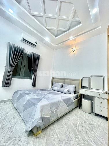 Bán nhà Full nội thất hẻm 6m Đào Tông Nguyên, Nhà Bè, Dt 4x13m, 3 lầu,