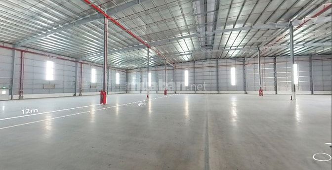 Cho thuê kho xưởng KCN Bến Lức , Long An, DT xưởng: 2.848m2,vp : 288m2