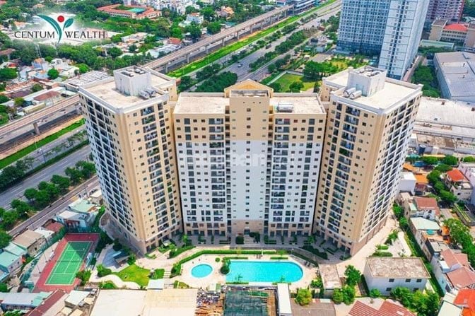 Bán căn hộ cc, 2pn, 2wc, nội thất cao cấp, view cực yên tĩnh, 