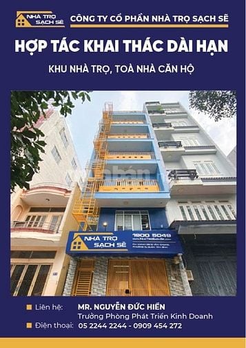 NHÀ TRỌ SẠCH SẼ - ĐƠN VỊ NHẬN KHOÁN TÒA NHÀ CHO THUÊ TRỌ