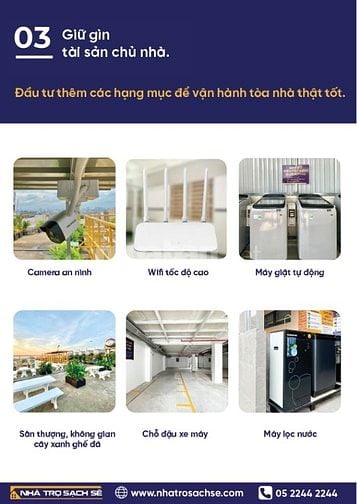 NHÀ TRỌ SẠCH SẼ - ĐƠN VỊ NHẬN KHOÁN TÒA NHÀ CHO THUÊ TRỌ