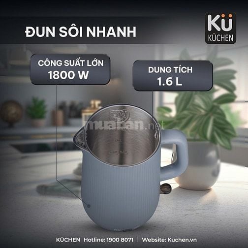 Ấm đun nước siêu tốc Kuchen KUK172426