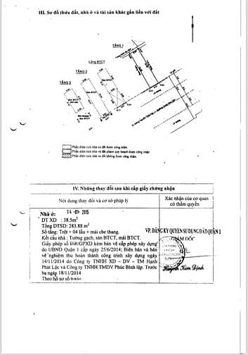 🌷 🌷 🌷 BÁN NHÀ MẶT TIỀN : 20 TRỊNH VĂN CẤN - P. CẦU ÔNG LÃNH - Q. 1 