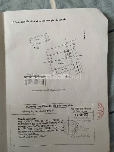 Bán nhà HXH đường dương quảng hàm. Dt 4•13.5 m. 1 trệt 1 lầu đúc. Nhà 